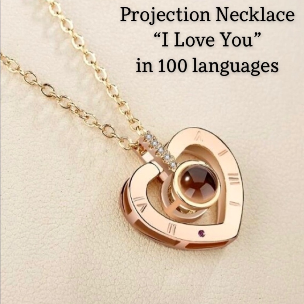 I love you necklace